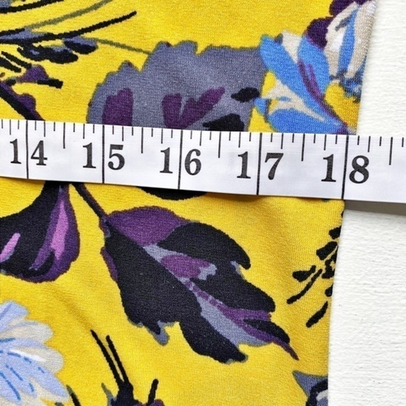 Alexandra + Oak Yellow Floral Midi Dress - Picture 5 of 11